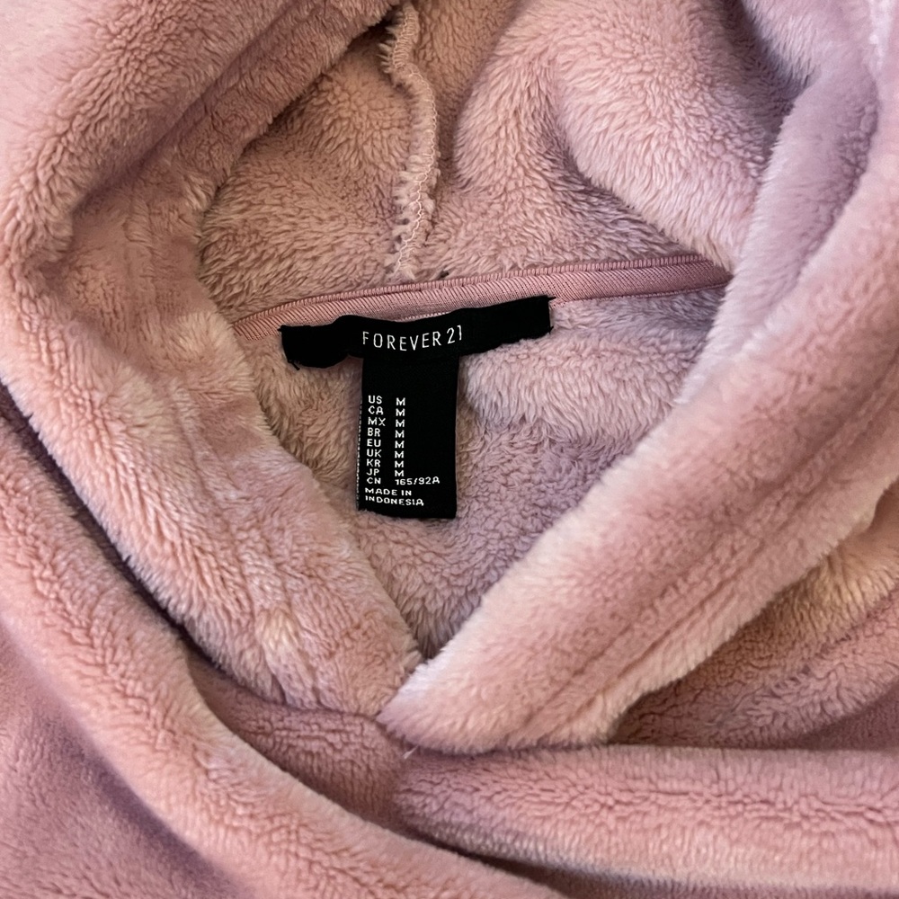 Forever 21 Blush Fleece Hoodie View 6